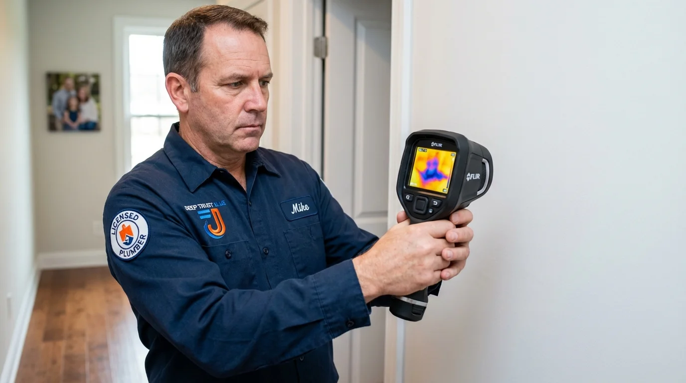 Thermal imaging leak detection by Johns Plumbing LLC in Rio Dell
